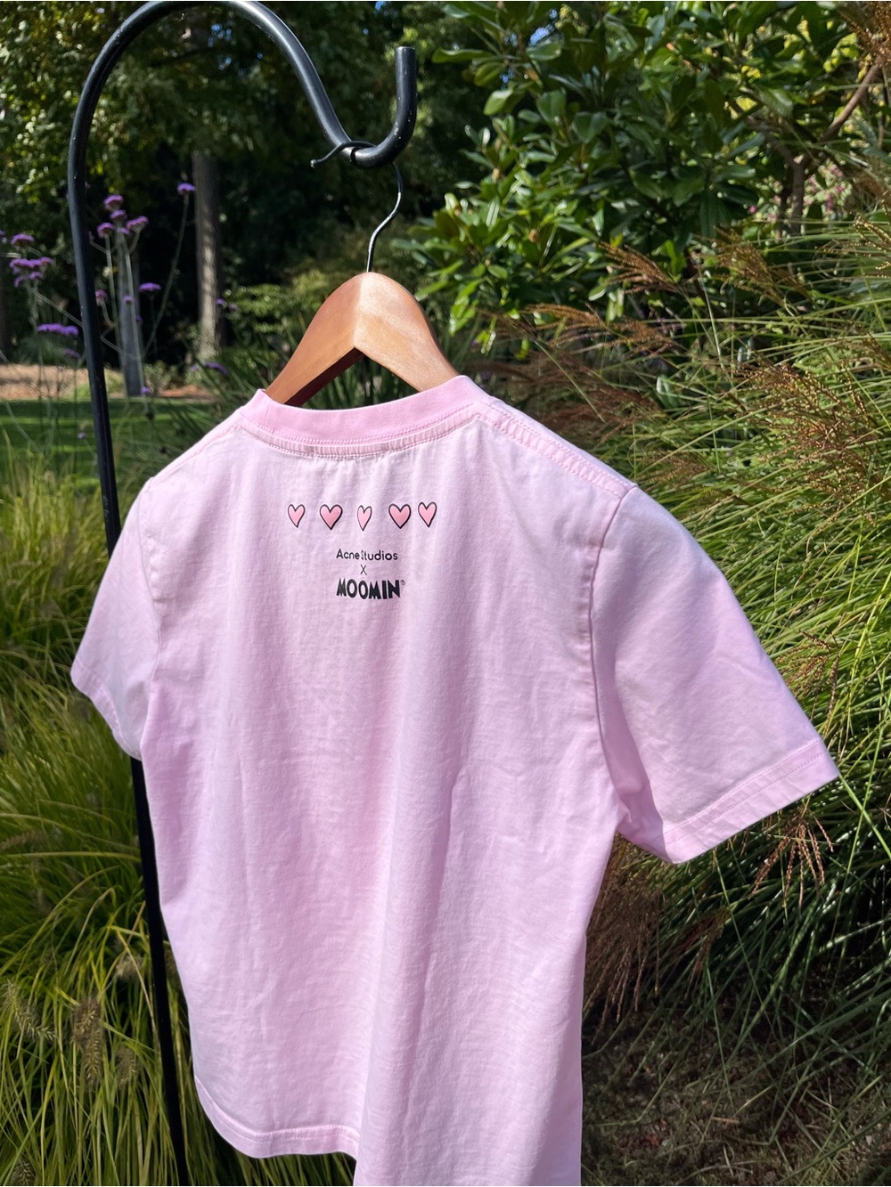 Acne  Pink Moomin Graphic Tee - Picture 3 of 7